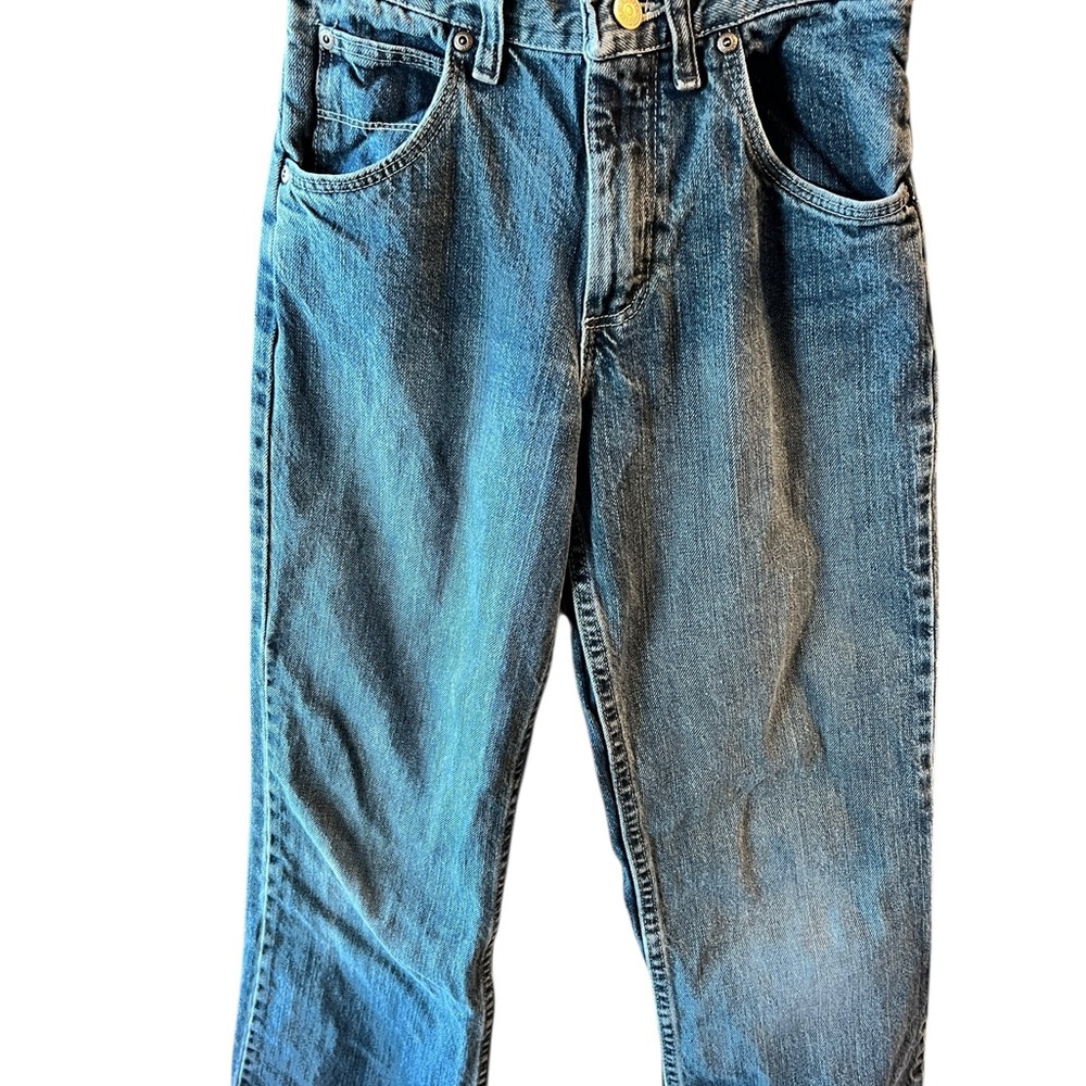 Wrangler Boys Jeans Size 14 Slim Western Cowboy Adjustable Waist